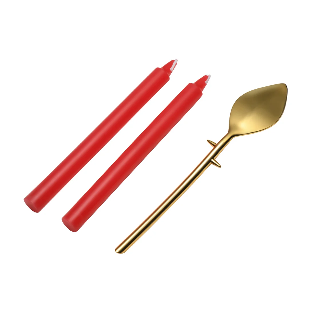 Set Drip Sensation con cucchiaio e candele colanti - immagine 4