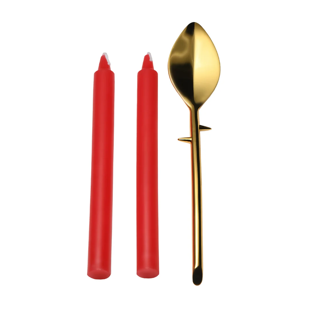 Set Drip Sensation con cucchiaio e candele colanti - immagine 6
