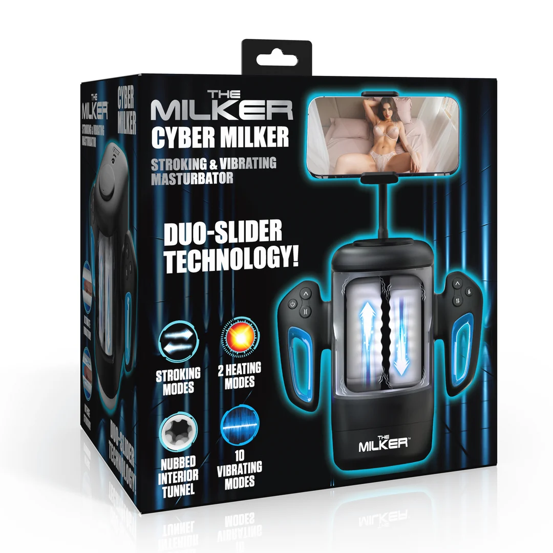 Masturbatore XR Brands Cyber Milker con supporto per telefono - immagine 1