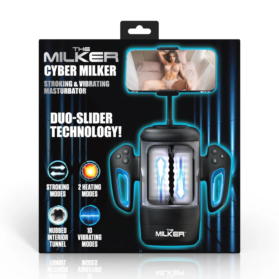 Masturbatore XR Brands Cyber Milker con supporto per telefono - immagine 2