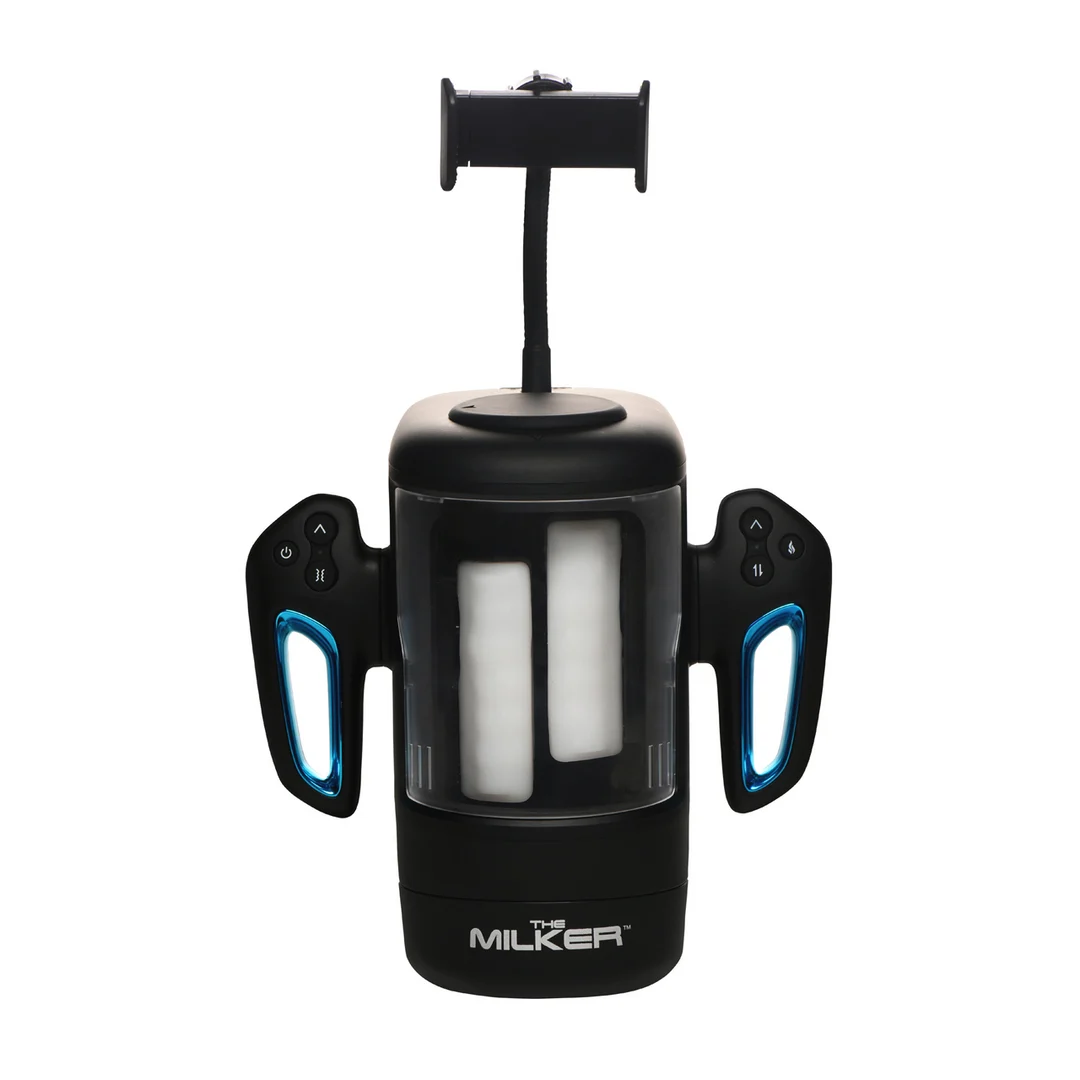 Masturbatore XR Brands Cyber Milker con supporto per telefono - immagine 5