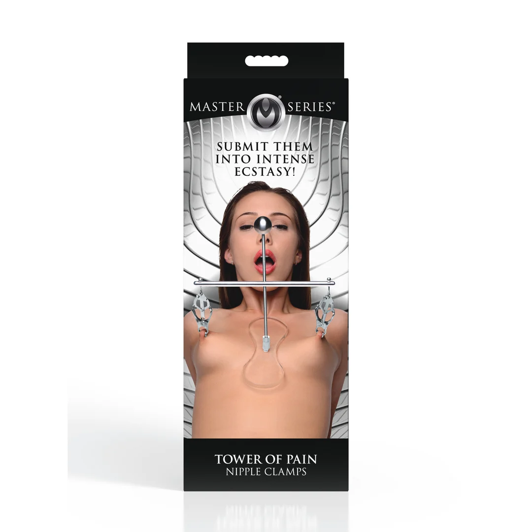 Pinze per capezzoli XR Brands Tower of Pain - immagine 2