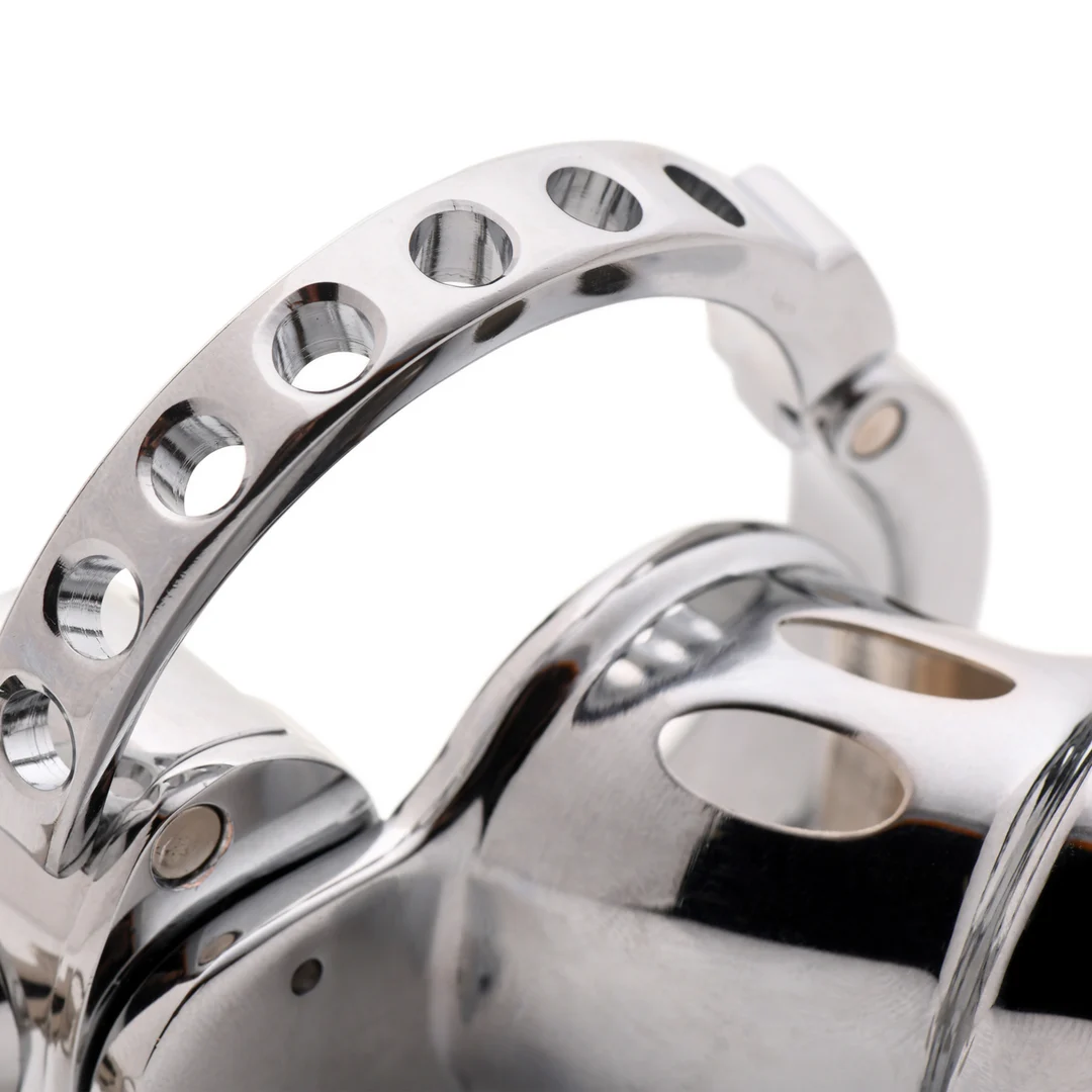 Cintura di castità con anello regolabile – Snap On Chastity Cage - immagine 5