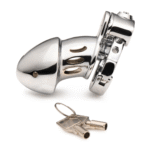 Cintura di castità con anello regolabile – Snap On Chastity Cage - immagine 3