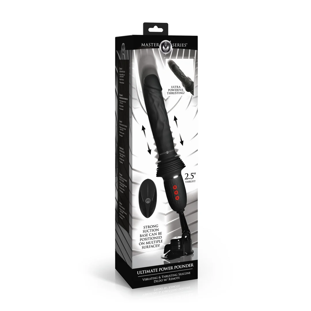 Ultimate Power Pounder dildo vibrante a spinta - immagine 1