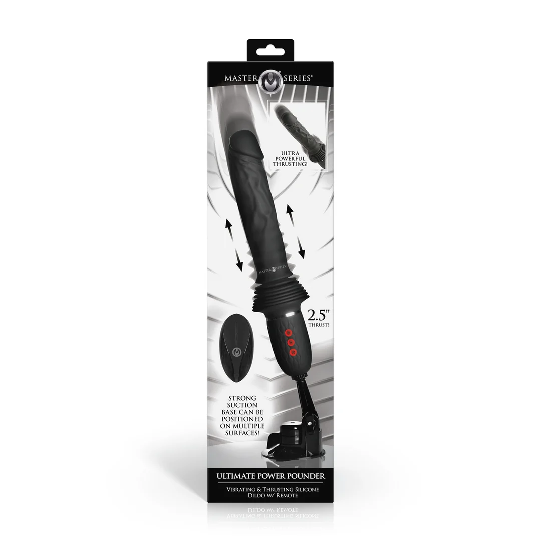 Ultimate Power Pounder dildo vibrante a spinta - immagine 2