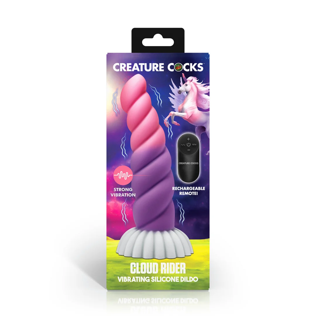 Dildo vibrante a forma di unicorno Cloud Rider - immagine 2