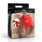 Gabbia di castità Bull nera - immagine 5