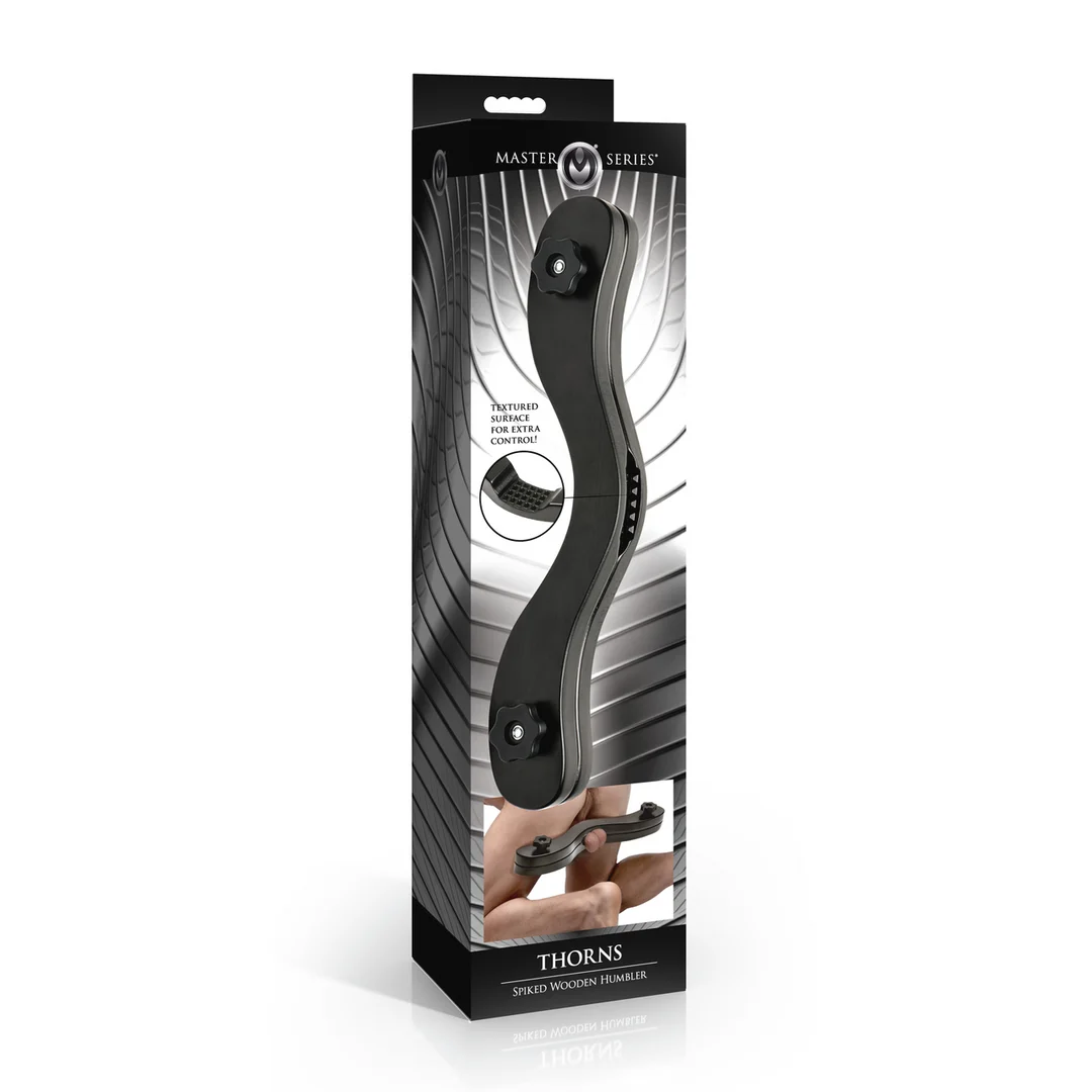 Humbler in legno nero Doren con punte - immagine 1