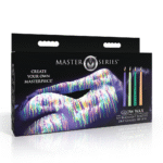 Candele colanti UV Glow Wax, set da 4