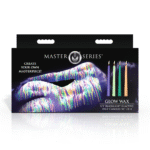 Candele colanti UV Glow Wax, set da 4 - immagine 2