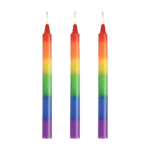 Set di candele colanti arcobaleno XR Brands Pride Candles - immagine 3