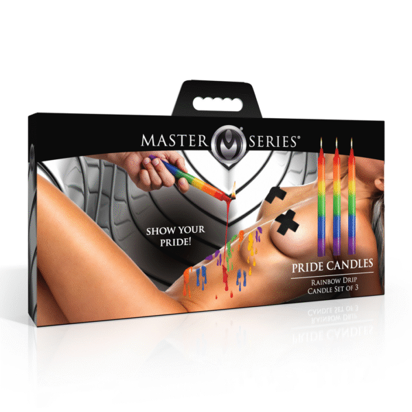 Set di candele colanti arcobaleno XR Brands Pride Candles