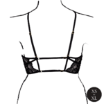 Reggiseno a triangolo in pizzo con coppe aperte per un look seducente – Le Desir - immagine 5