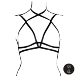 Lingerie seducente con coppe aperte e fascia al collo – LIN - immagine 4