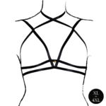 Lingerie seducente con coppe aperte e fascia al collo – LIN - immagine 10