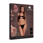 Lingerie seducente con apertura a goccia e doppie fasce sulla schiena – Le Desir