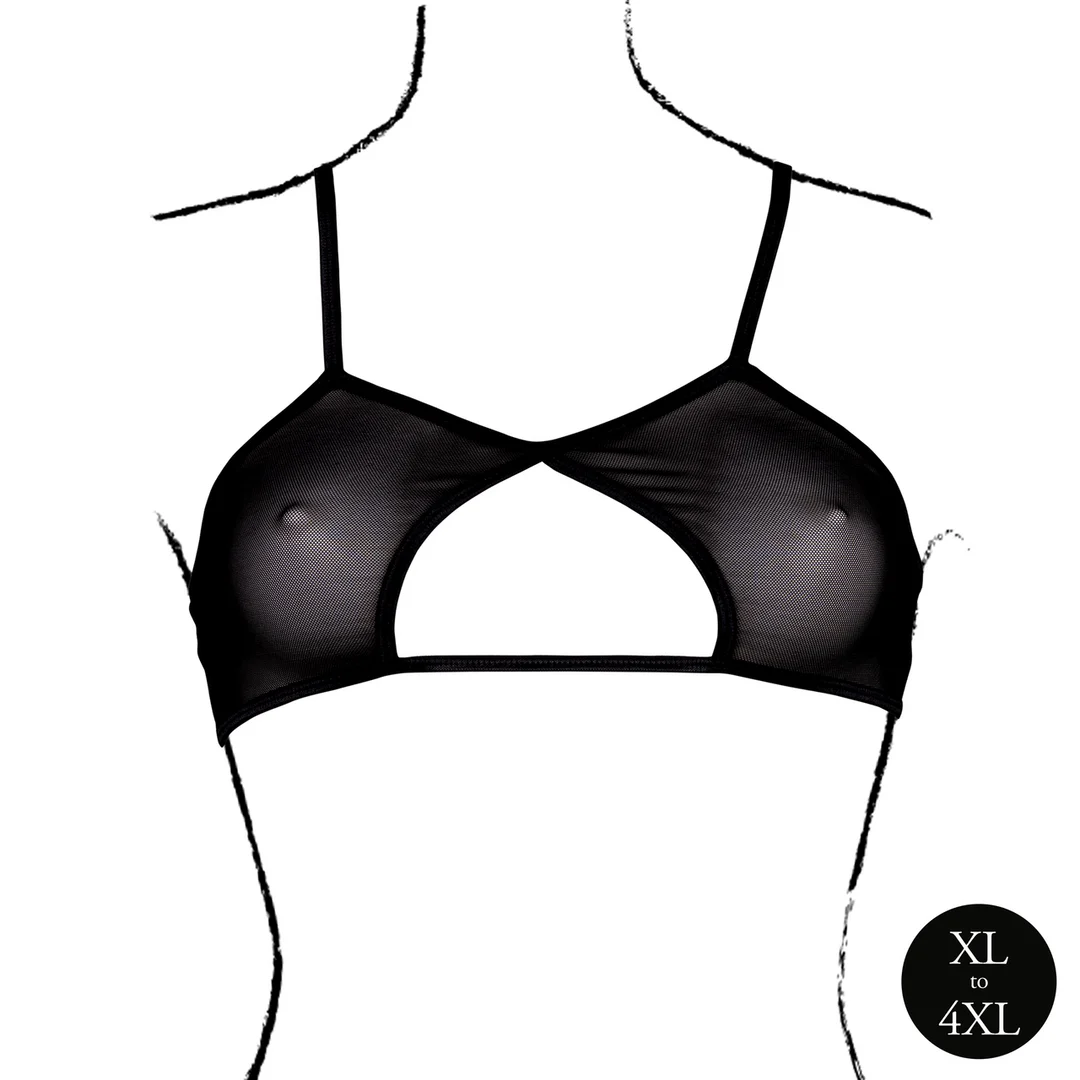 Lingerie seducente con apertura a goccia e doppie fasce sulla schiena – Le Desir - immagine 10