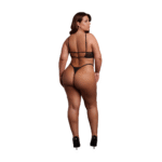 Lingerie seducente con apertura a goccia e doppie fasce sulla schiena – Le Desir - immagine 9