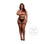 Completo reggicalze con doppie spalline, per un look curvy sexy – Le Desir - immagine 6