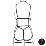 Body curvy con coppe aperte e reggicalze, per curve seducenti – LIN - immagine 11