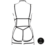 Body curvy con coppe aperte e reggicalze, per curve seducenti – LIN - immagine 5