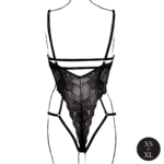 Body in pizzo con coppe aperte per un look curvy seducente – Le Desir - immagine 11