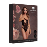 Body in pizzo con coppe aperte per un look curvy seducente – Le Desir - immagine 7