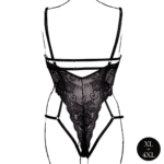 Body in pizzo con coppe aperte per un look curvy seducente – Le Desir - immagine 5