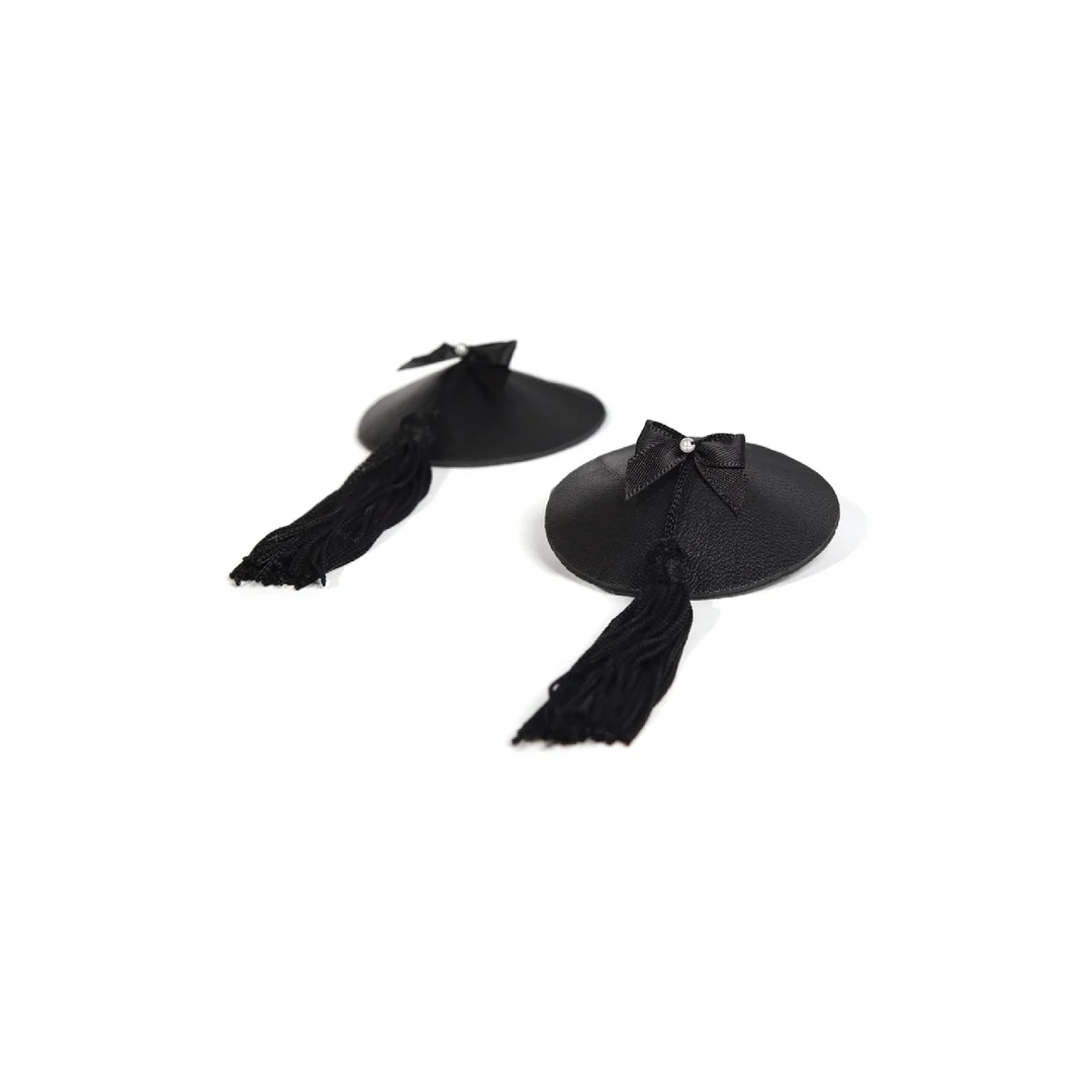 Copricapezzoli per lingerie da gioco di ruolo con frange per uno spettacolo burlesque – SexyPlus - immagine 3