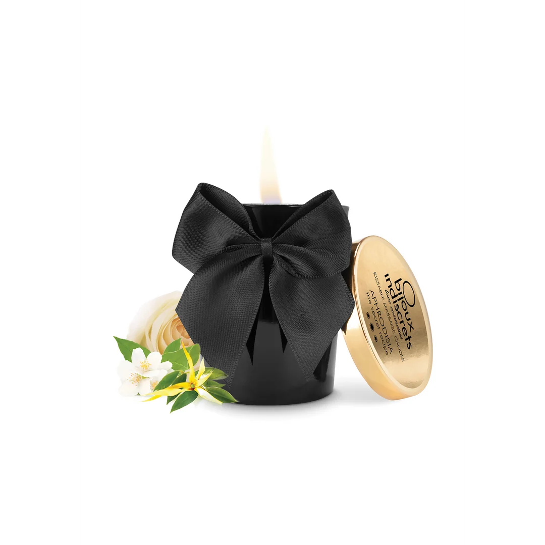 Candela da massaggio – Melt My Heart Aphrodisia (rosa, ylang ylang, gelsomino e spezie orientali) – Bijoux Indiscrets – 70 g - immagine 2