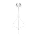 Choker bondage con drappeggio metallico per un look sensuale | SexyPlus - immagine 3