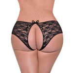 Boyshort aperto in pizzo con retro diviso per un look seducente | Magic Silk