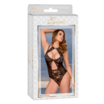 Body in pizzo con apertura a goccia e scollo all'americana per un look seducente – Magic Silk