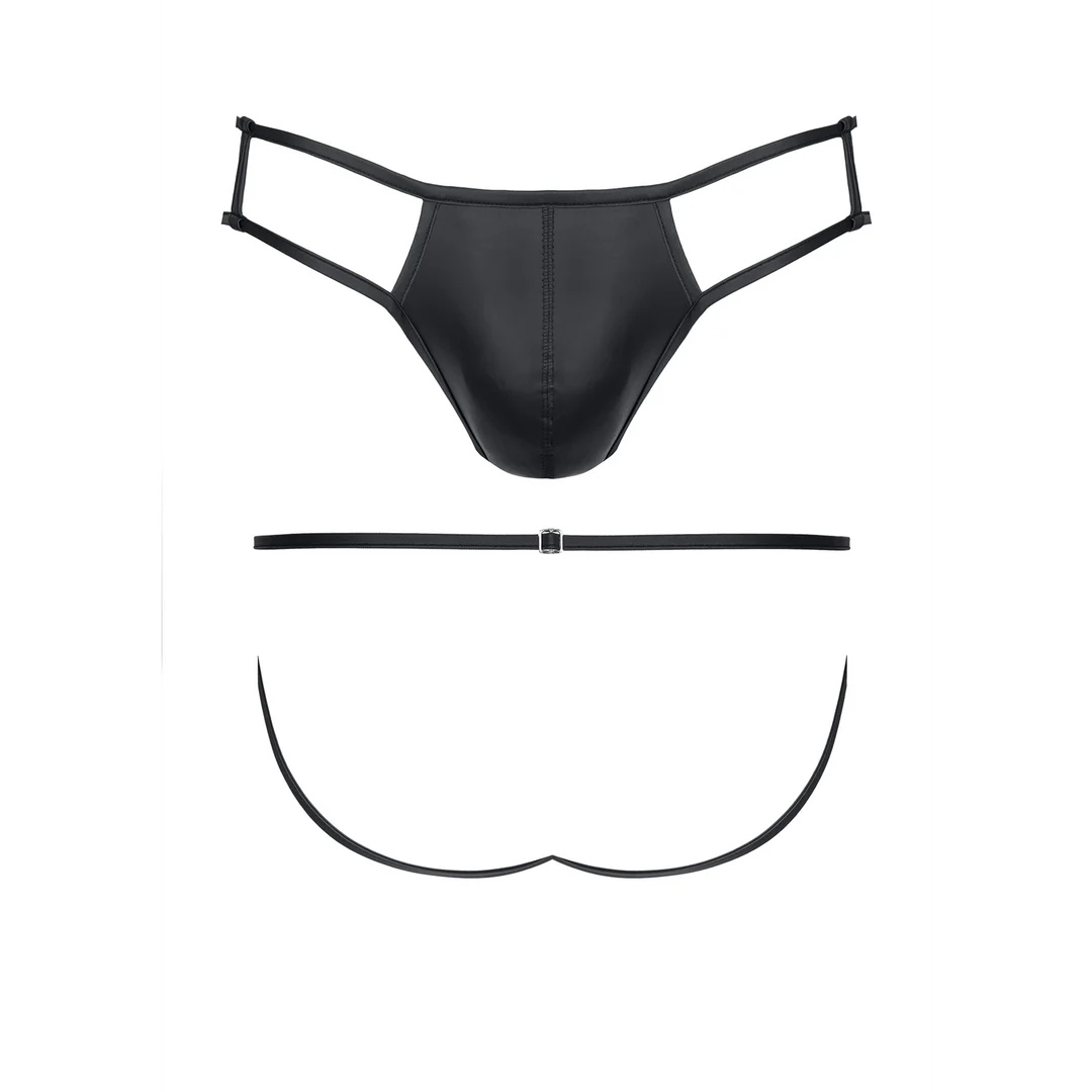 Jockstrap effetto wetlook con effetto Big Boss per un look grintoso – SexyPlus - immagine 4