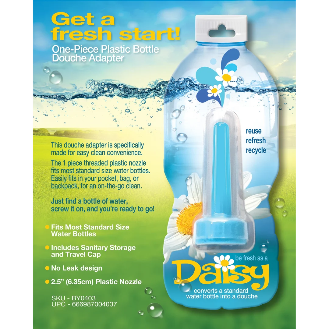 Doccia anale – Adattatore per clistere per bottiglie d’acqua standard, bocchetta da 2,5 pollici – Uomo – Skwert - immagine 3