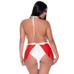 Abito Magic Silk Dress Up rosso e bianco - immagine 11