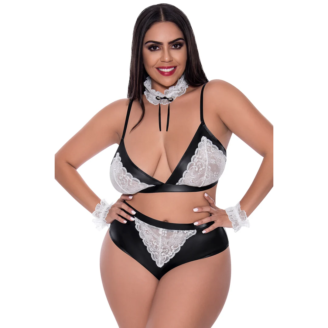 Set di lingerie nero con dettagli in pizzo per un look seducente – Magic Silk - immagine 10