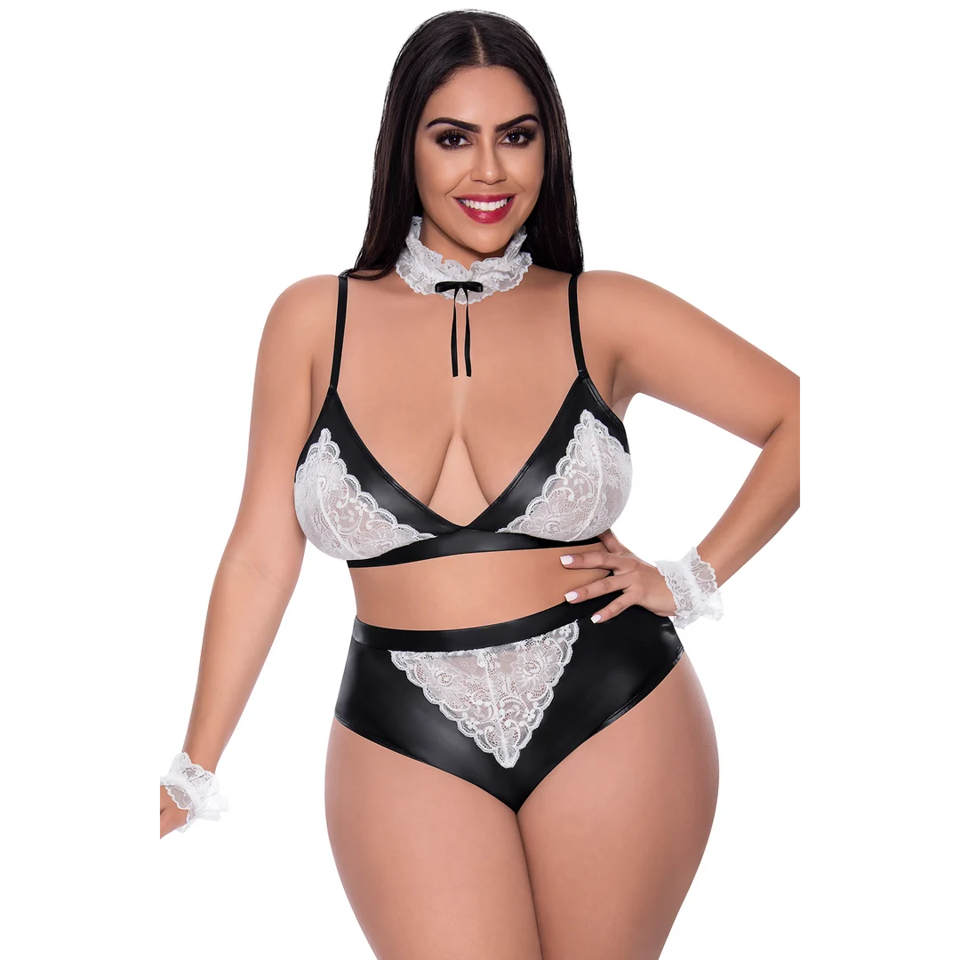 Set di lingerie nero con dettagli in pizzo per un look seducente – Magic Silk - immagine 12
