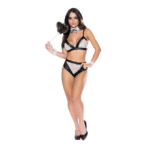 Set di lingerie nero con dettagli in pizzo per un look seducente – Magic Silk - immagine 4
