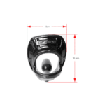 Anello per pene Armor Tug Lock con fascia per i testicoli e plug anale - immagine 5