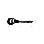 Anello per pene Armor Tug Lock con fascia per i testicoli e plug anale - immagine 10