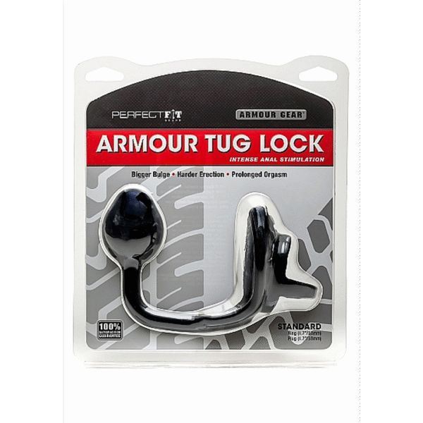 Armor Tug Lock con fascia per i testicoli e plug anale