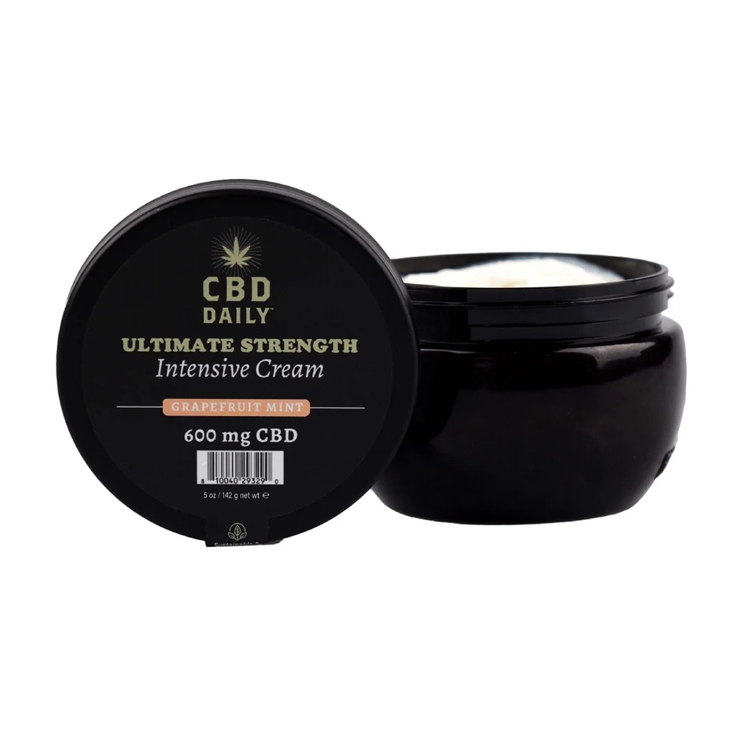 Earthly Body CBD Daily Ultimate Strength Intensive Cream, pompelmo e menta, 142 g - immagine 2