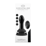 Vibratore in vetro Chrystalino Pluggy con ventosa - immagine 2