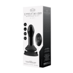 Vibratore in vetro Chrystalino Pluggy con ventosa - immagine 3