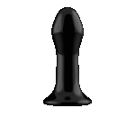 Vibratore in vetro Chrystalino Pluggy con ventosa - immagine 4