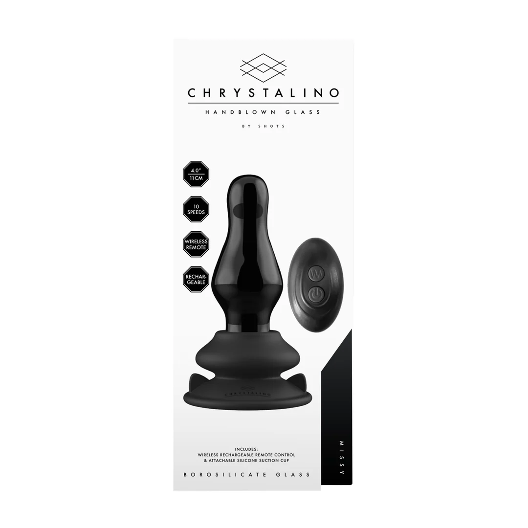 Vibratore in vetro Missy con ventosa - immagine 2