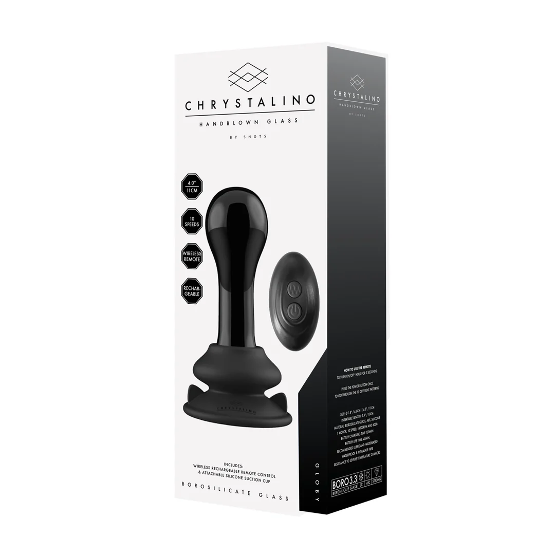 Vibratore in vetro Globy con ventosa - immagine 3