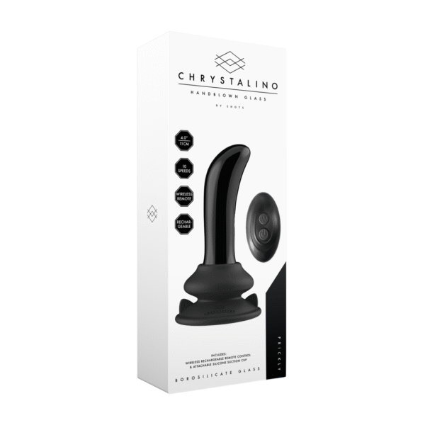 Chrystalino Prickly Smooth, vibratore in vetro